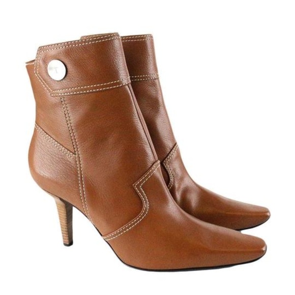 Tod's Walnut St. Valetto Zip High Boots/Booties - Picture 5 of 6